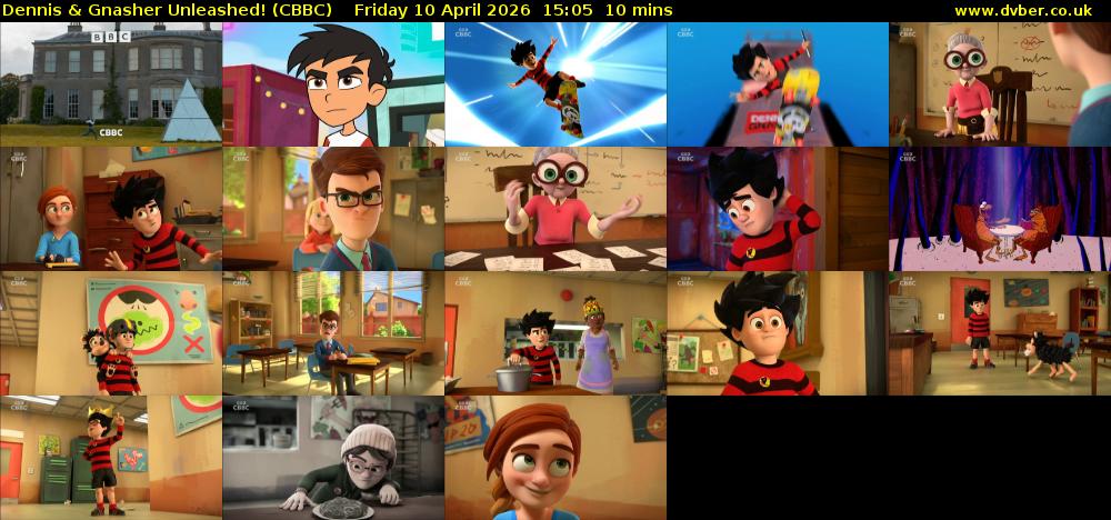 Dennis & Gnasher Unleashed! (CBBC) Friday 10 April 2026 15:05 - 15:15