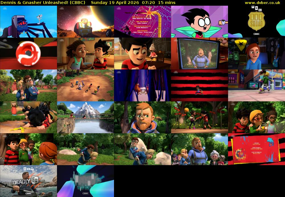 Dennis & Gnasher Unleashed! (CBBC) Sunday 19 April 2026 07:20 - 07:35