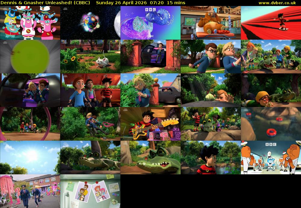 Dennis & Gnasher Unleashed! (CBBC) Sunday 26 April 2026 07:20 - 07:35