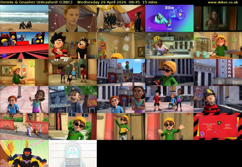 Dennis & Gnasher Unleashed! (CBBC) Wednesday 29 April 2026 08:45 - 09:00