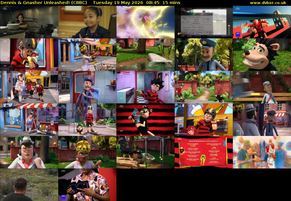 Dennis & Gnasher Unleashed! (CBBC) Tuesday 19 May 2026 08:45 - 09:00