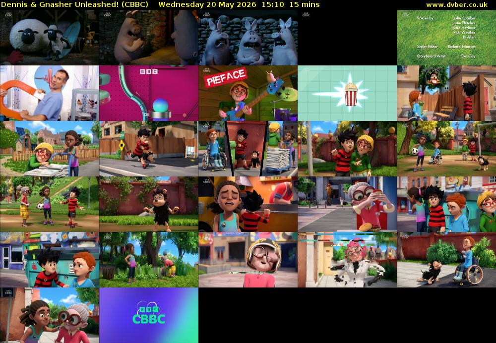 Dennis & Gnasher Unleashed! (CBBC) Wednesday 20 May 2026 15:10 - 15:25