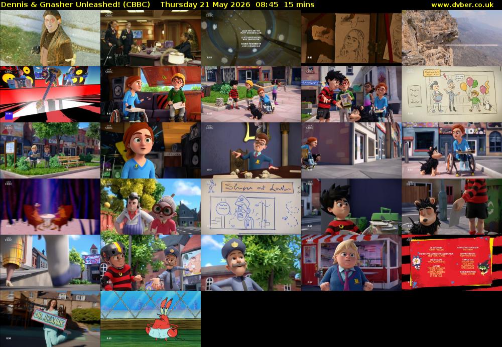 Dennis & Gnasher Unleashed! (CBBC) Thursday 21 May 2026 08:45 - 09:00