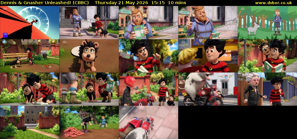 Dennis & Gnasher Unleashed! (CBBC) Thursday 21 May 2026 15:15 - 15:25