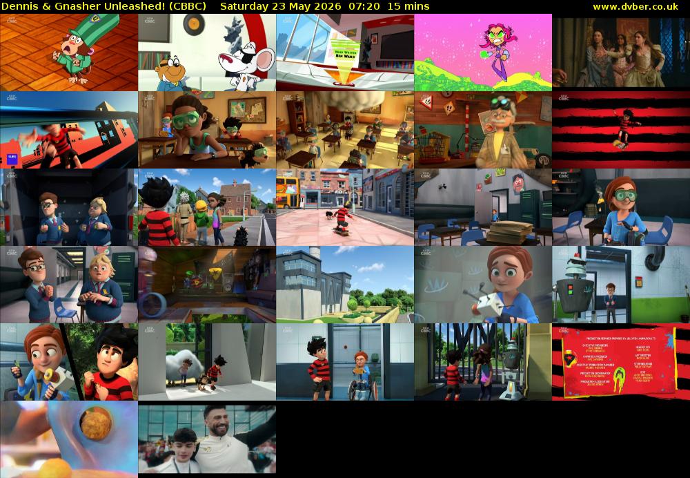 Dennis & Gnasher Unleashed! (CBBC) Saturday 23 May 2026 07:20 - 07:35