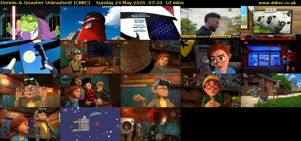 Dennis & Gnasher Unleashed! (CBBC) Sunday 24 May 2026 07:20 - 07:30