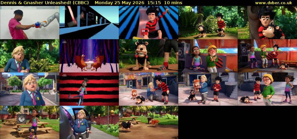 Dennis & Gnasher Unleashed! (CBBC) Monday 25 May 2026 15:15 - 15:25