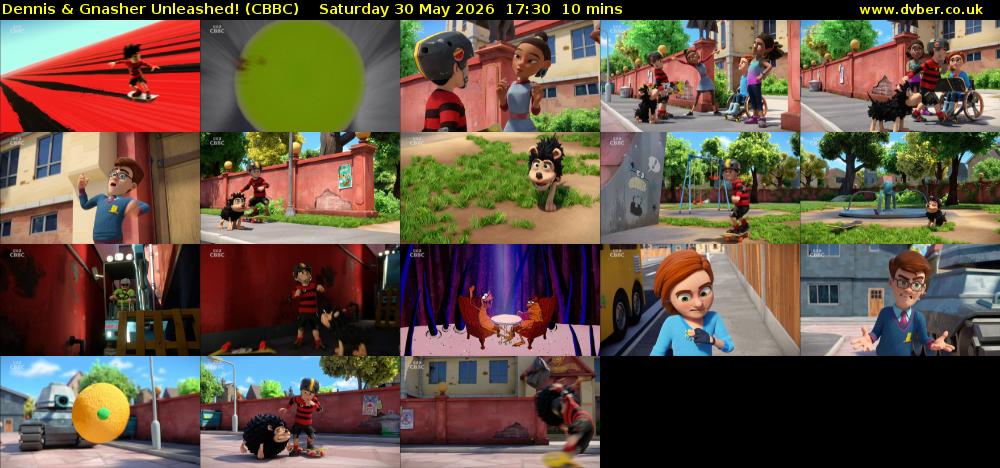 Dennis & Gnasher Unleashed! (CBBC) Saturday 30 May 2026 17:30 - 17:40