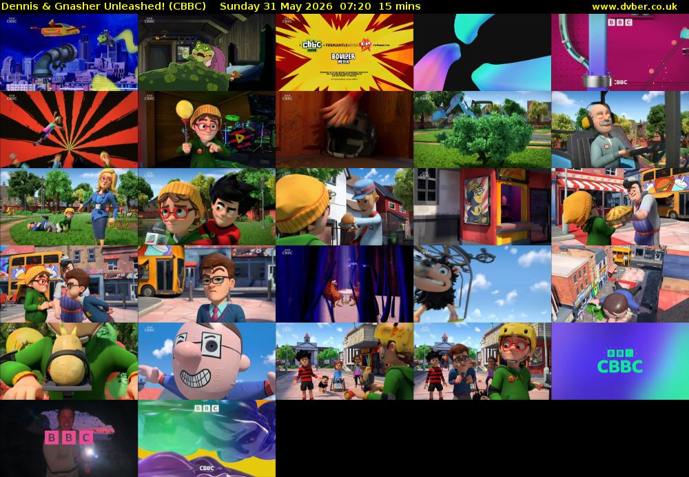 Dennis & Gnasher Unleashed! (CBBC) Sunday 31 May 2026 07:20 - 07:35
