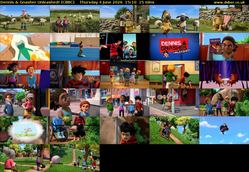 Dennis & Gnasher Unleashed! (CBBC) Thursday 4 June 2026 15:10 - 15:25