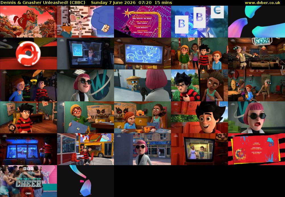 Dennis & Gnasher Unleashed! (CBBC) Sunday 7 June 2026 07:20 - 07:35