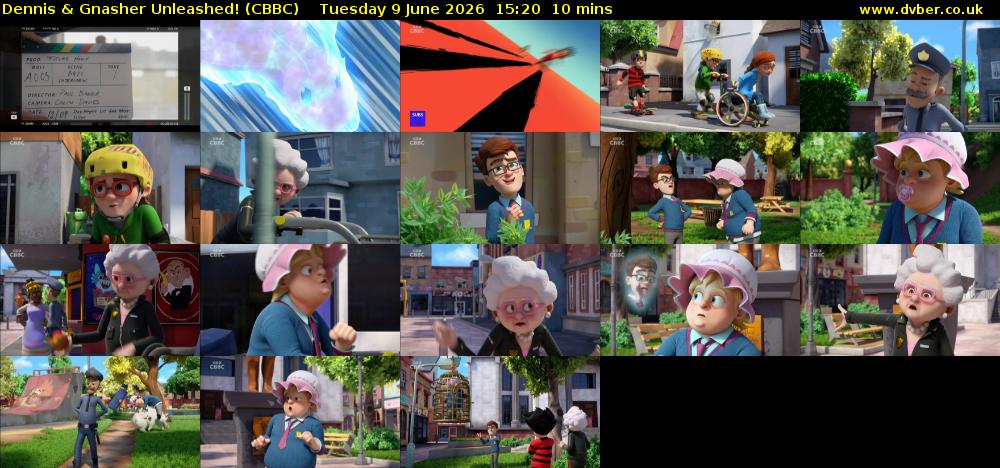 Dennis & Gnasher Unleashed! (CBBC) Tuesday 9 June 2026 15:20 - 15:30