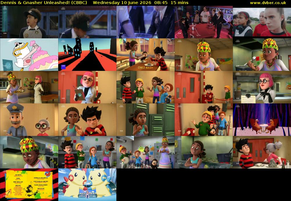 Dennis & Gnasher Unleashed! (CBBC) Wednesday 10 June 2026 08:45 - 09:00