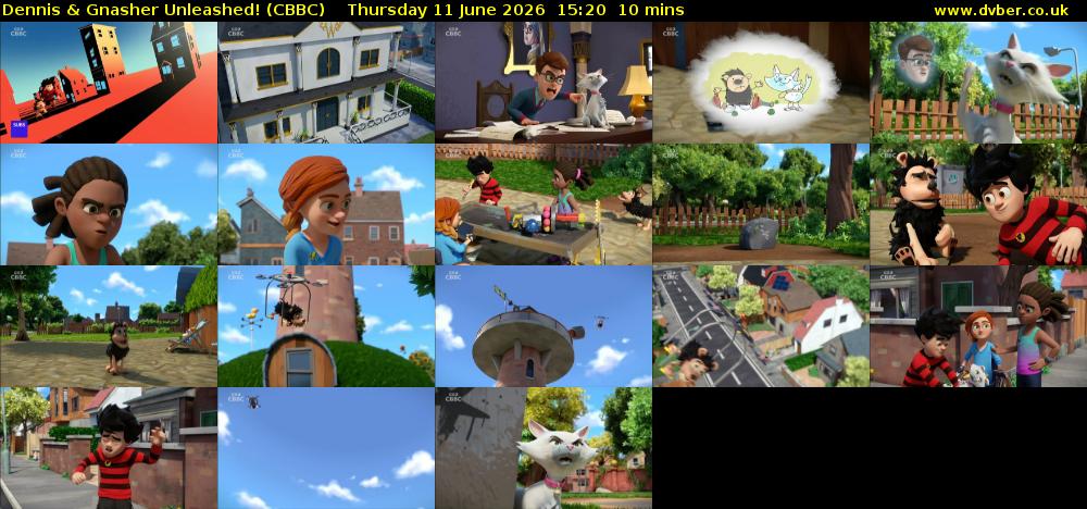 Dennis & Gnasher Unleashed! (CBBC) Thursday 11 June 2026 15:20 - 15:30