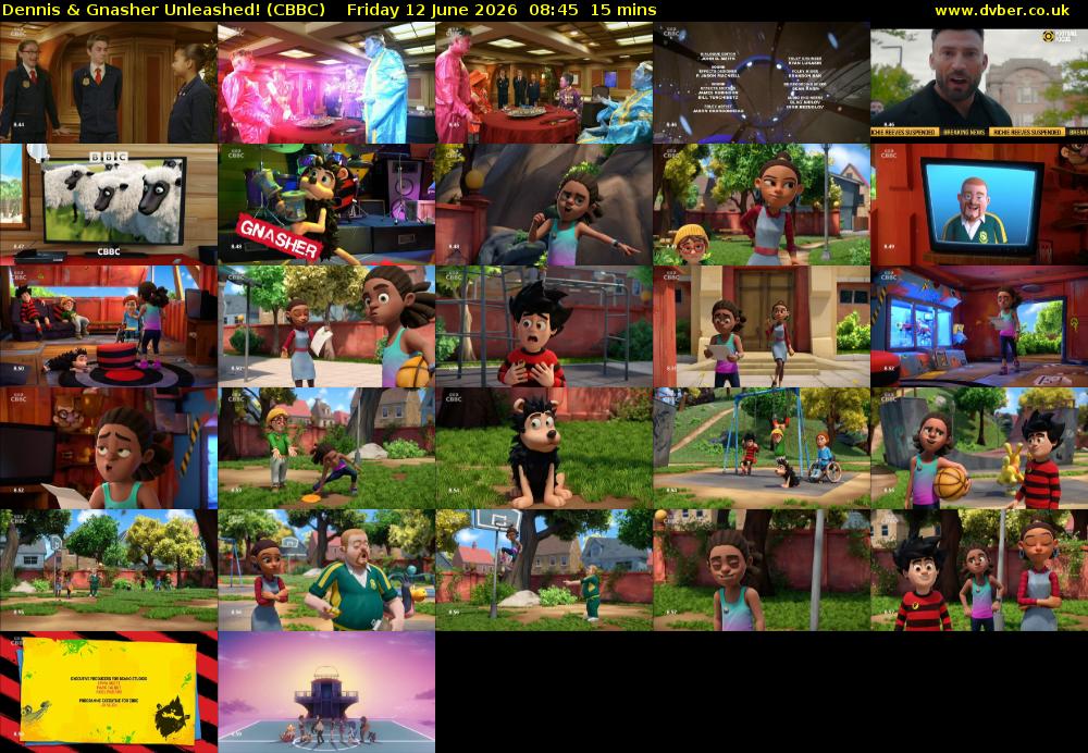 Dennis & Gnasher Unleashed! (CBBC) Friday 12 June 2026 08:45 - 09:00