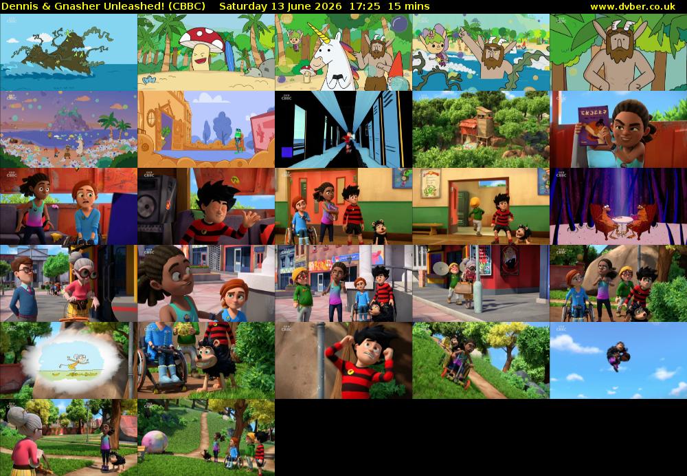 Dennis & Gnasher Unleashed! (CBBC) Saturday 13 June 2026 17:25 - 17:40