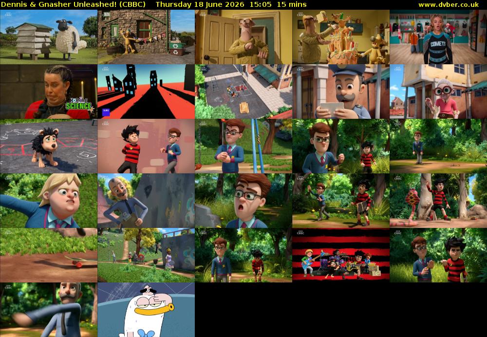 Dennis & Gnasher Unleashed! (CBBC) Thursday 18 June 2026 15:05 - 15:20
