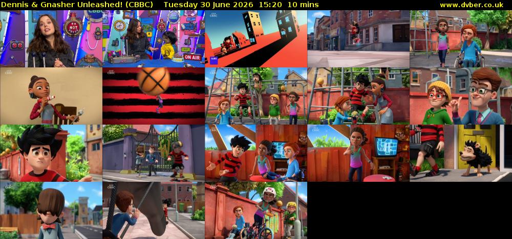 Dennis & Gnasher Unleashed! (CBBC) Tuesday 30 June 2026 15:20 - 15:30