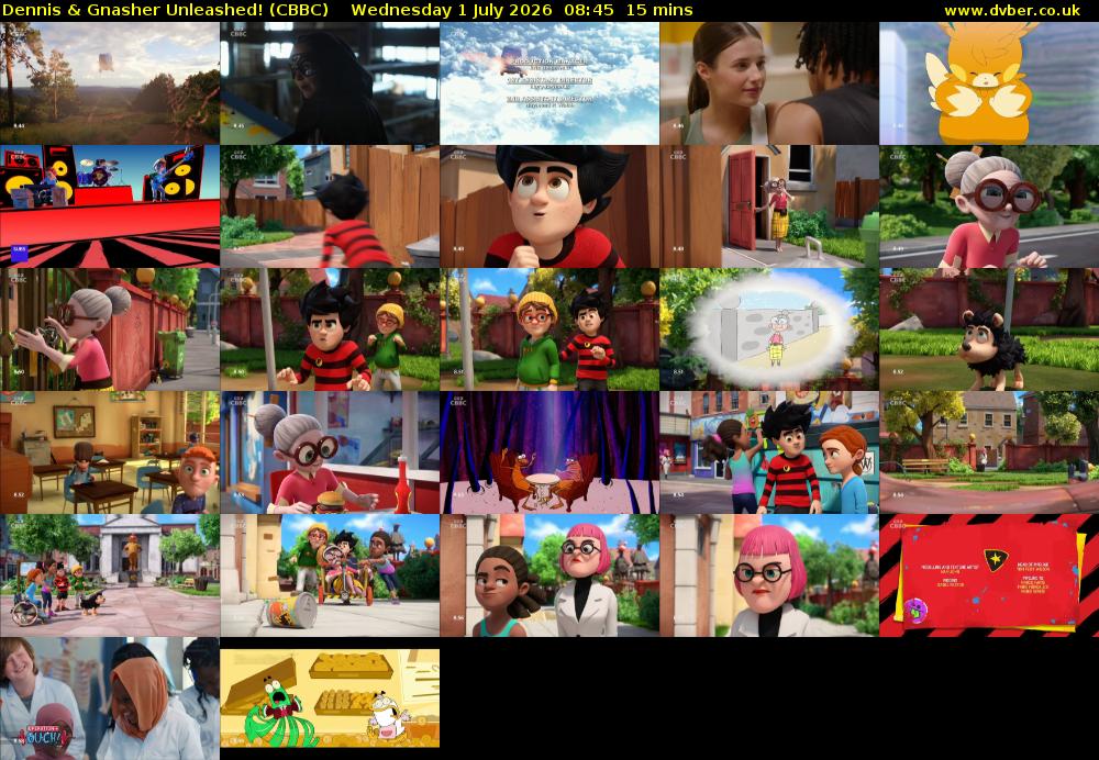 Dennis & Gnasher Unleashed! (CBBC) Wednesday 1 July 2026 08:45 - 09:00