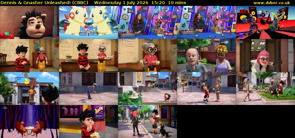 Dennis & Gnasher Unleashed! (CBBC) Wednesday 1 July 2026 15:20 - 15:30