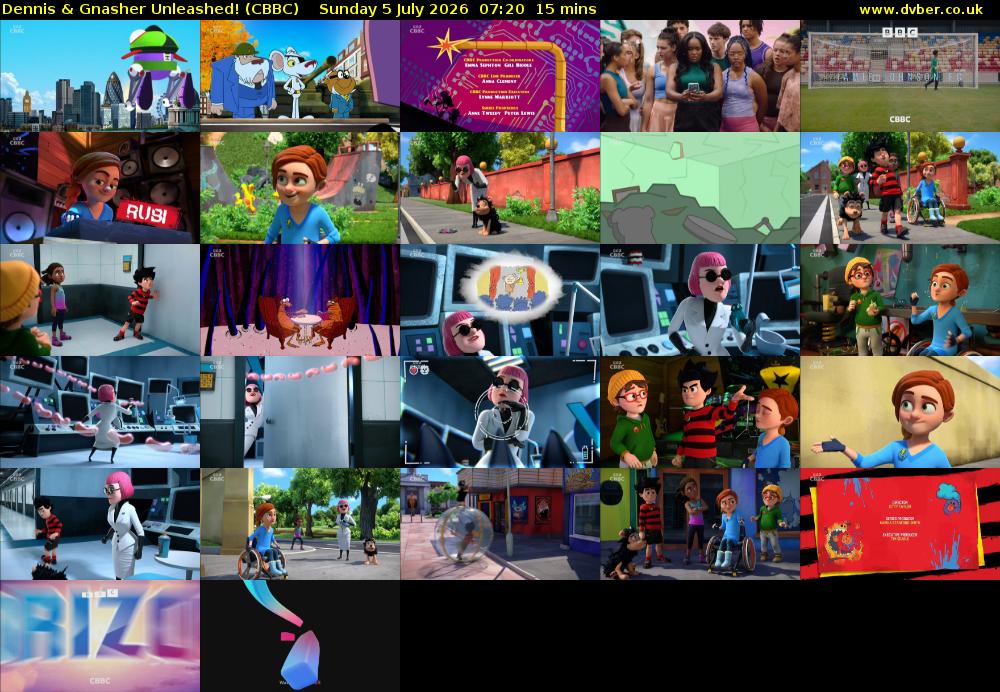 Dennis & Gnasher Unleashed! (CBBC) Sunday 5 July 2026 07:20 - 07:35