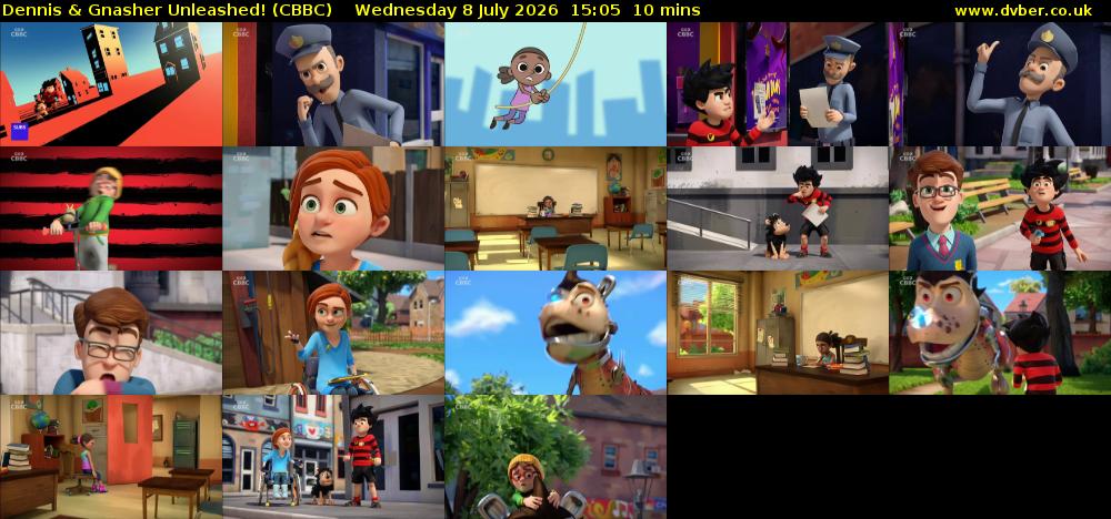 Dennis & Gnasher Unleashed! (CBBC) Wednesday 8 July 2026 15:05 - 15:15