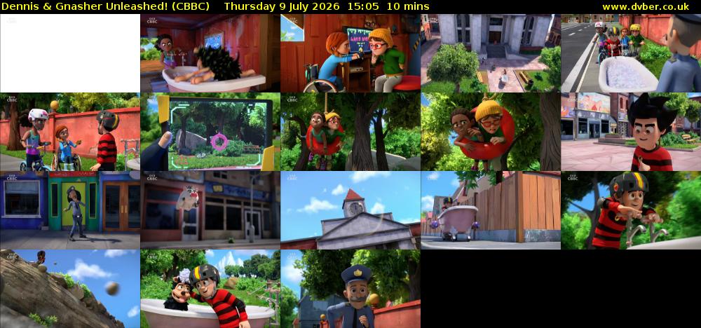 Dennis & Gnasher Unleashed! (CBBC) Thursday 9 July 2026 15:05 - 15:15