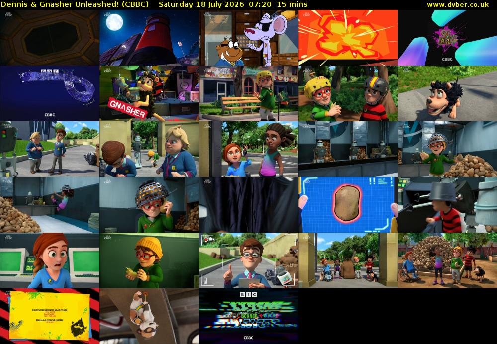 Dennis & Gnasher Unleashed! (CBBC) Saturday 18 July 2026 07:20 - 07:35