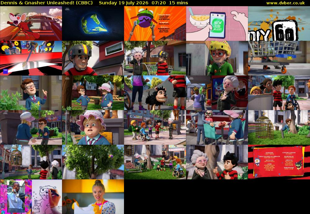 Dennis & Gnasher Unleashed! (CBBC) Sunday 19 July 2026 07:20 - 07:35