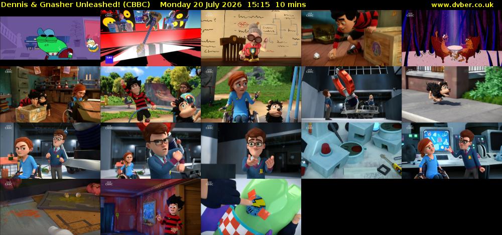 Dennis & Gnasher Unleashed! (CBBC) Monday 20 July 2026 15:15 - 15:25