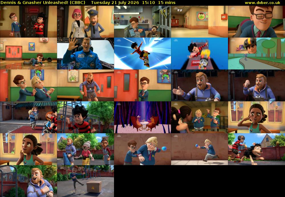 Dennis & Gnasher Unleashed! (CBBC) Tuesday 21 July 2026 15:10 - 15:25