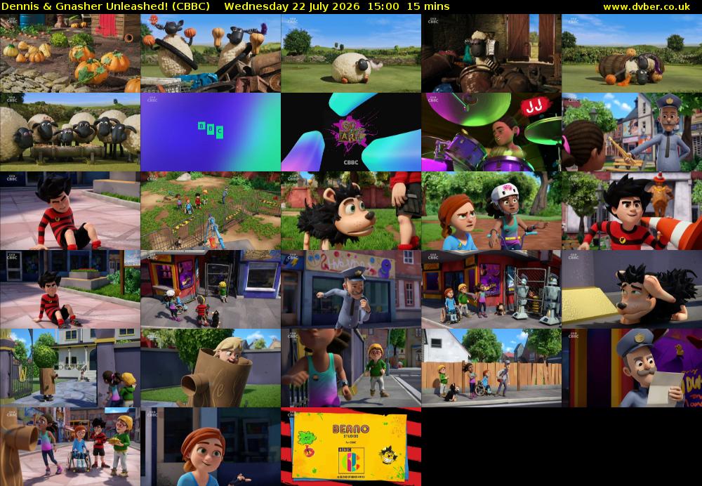Dennis & Gnasher Unleashed! (CBBC) Wednesday 22 July 2026 15:00 - 15:15