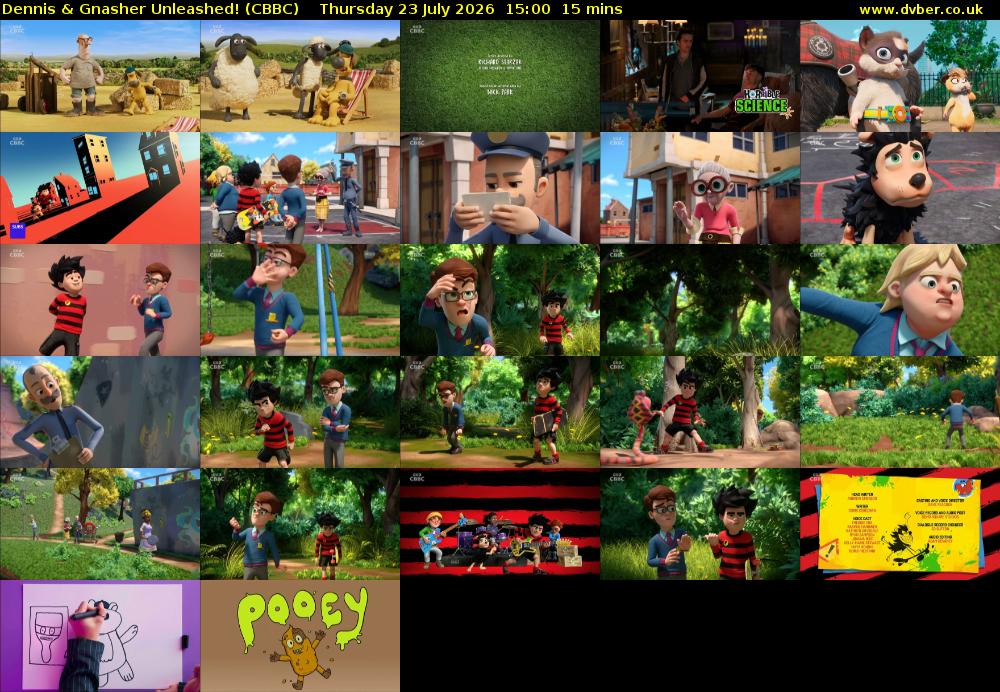 Dennis & Gnasher Unleashed! (CBBC) Thursday 23 July 2026 15:00 - 15:15