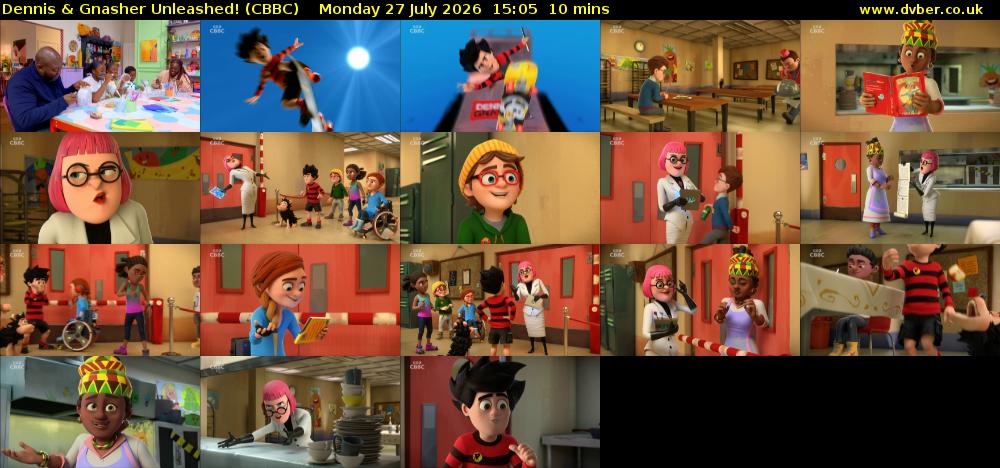 Dennis & Gnasher Unleashed! (CBBC) Monday 27 July 2026 15:05 - 15:15