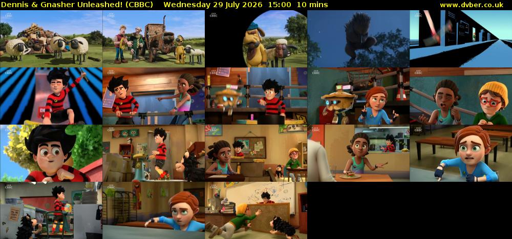 Dennis & Gnasher Unleashed! (CBBC) Wednesday 29 July 2026 15:00 - 15:10