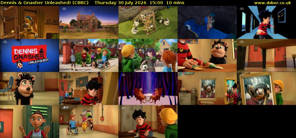 Dennis & Gnasher Unleashed! (CBBC) Thursday 30 July 2026 15:00 - 15:10
