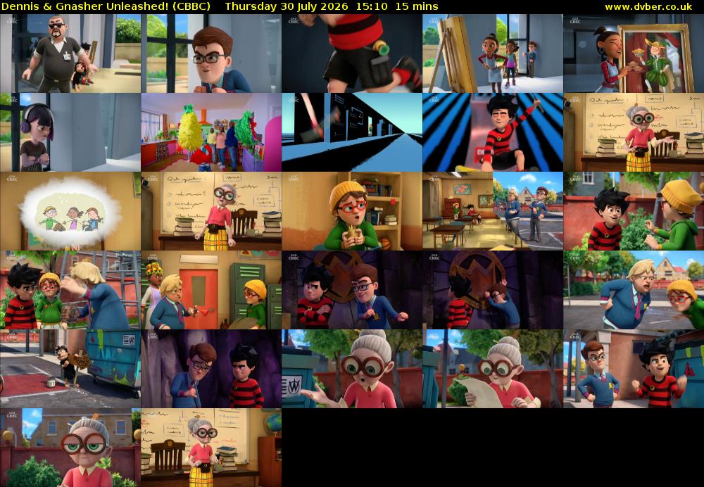 Dennis & Gnasher Unleashed! (CBBC) Thursday 30 July 2026 15:10 - 15:25