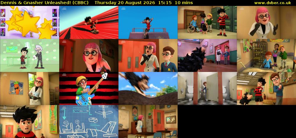 Dennis & Gnasher Unleashed! (CBBC) Thursday 20 August 2026 15:15 - 15:25