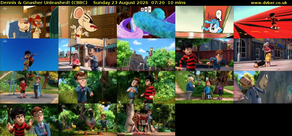 Dennis & Gnasher Unleashed! (CBBC) Sunday 23 August 2026 07:20 - 07:30