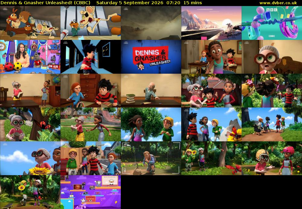 Dennis & Gnasher Unleashed! (CBBC) Saturday 5 September 2026 07:20 - 07:35