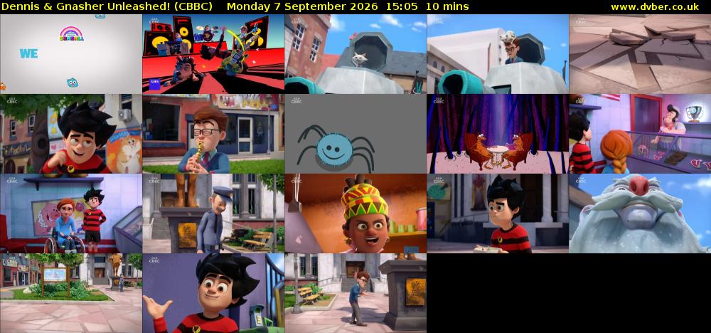 Dennis & Gnasher Unleashed! (CBBC) Monday 7 September 2026 15:05 - 15:15
