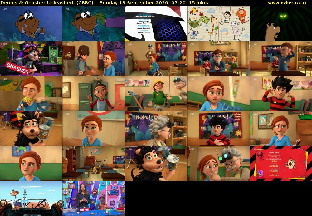 Dennis & Gnasher Unleashed! (CBBC) Sunday 13 September 2026 07:20 - 07:35