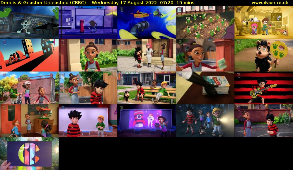 Dennis & Gnasher Unleashed (CBBC) Wednesday 17 August 2022 07:20 - 07:35