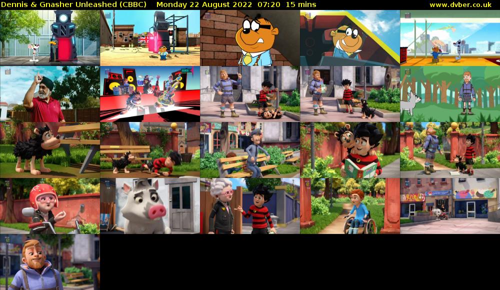 Dennis & Gnasher Unleashed (CBBC) Monday 22 August 2022 07:20 - 07:35