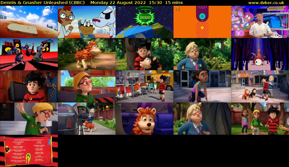 Dennis & Gnasher Unleashed (CBBC) Monday 22 August 2022 15:30 - 15:45