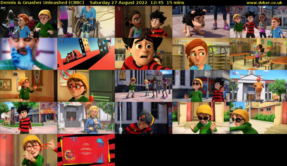 Dennis & Gnasher Unleashed (CBBC) Saturday 27 August 2022 12:45 - 13:00