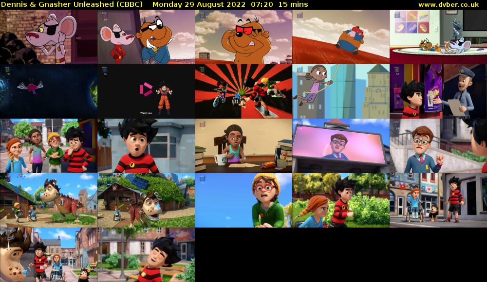 Dennis & Gnasher Unleashed (CBBC) Monday 29 August 2022 07:20 - 07:35
