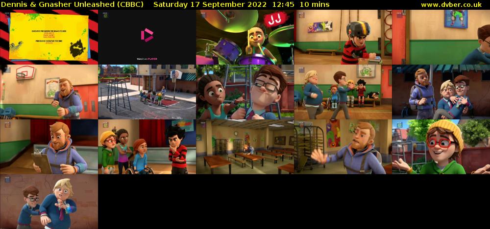 Dennis & Gnasher Unleashed (CBBC) Saturday 17 September 2022 12:45 - 12:55