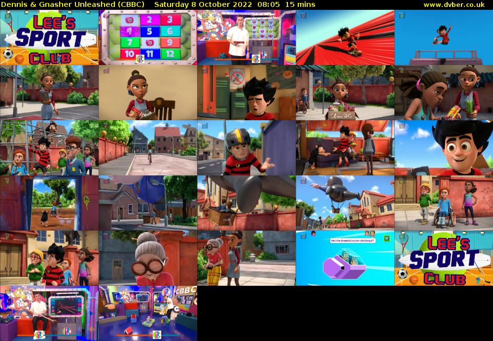 Dennis & Gnasher Unleashed (CBBC) Saturday 8 October 2022 08:05 - 08:20