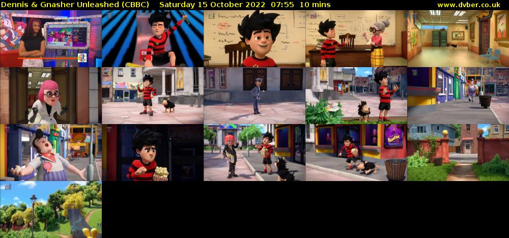 Dennis & Gnasher Unleashed (CBBC) Saturday 15 October 2022 07:55 - 08:05
